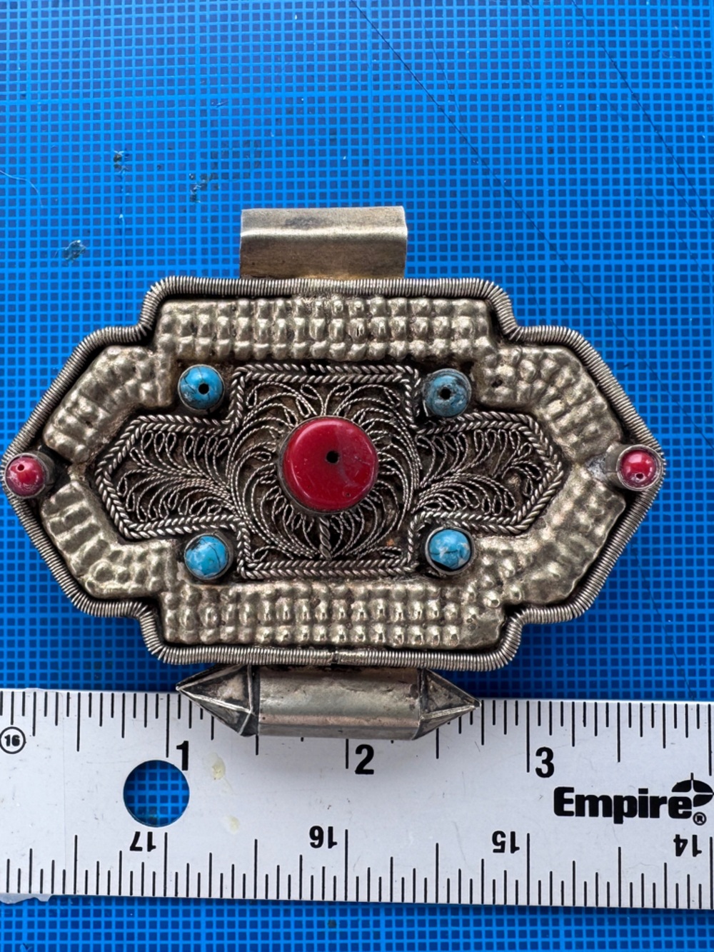 Tibetan Ghau -  a Buddhist amulet or prayer box.